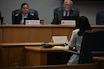  OceanGate Mission Specialist Renata Rojas provides witness testimony at the U.S. Coast Guard Marine Board of Investigation hearing into the loss of the Titan submersible in North Charleston, South Carolina, on Sept. 19, 2024. The hearing examines all aspects of the loss of the Titan, including pre-accident historical events, regulatory compliance, crewmember duties and qualifications, mechanical and structural systems, emergency response, and the submersible industry.