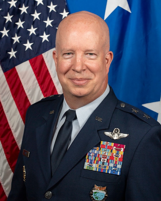 This is the official portrait of Maj. Gen. Joel Carey.