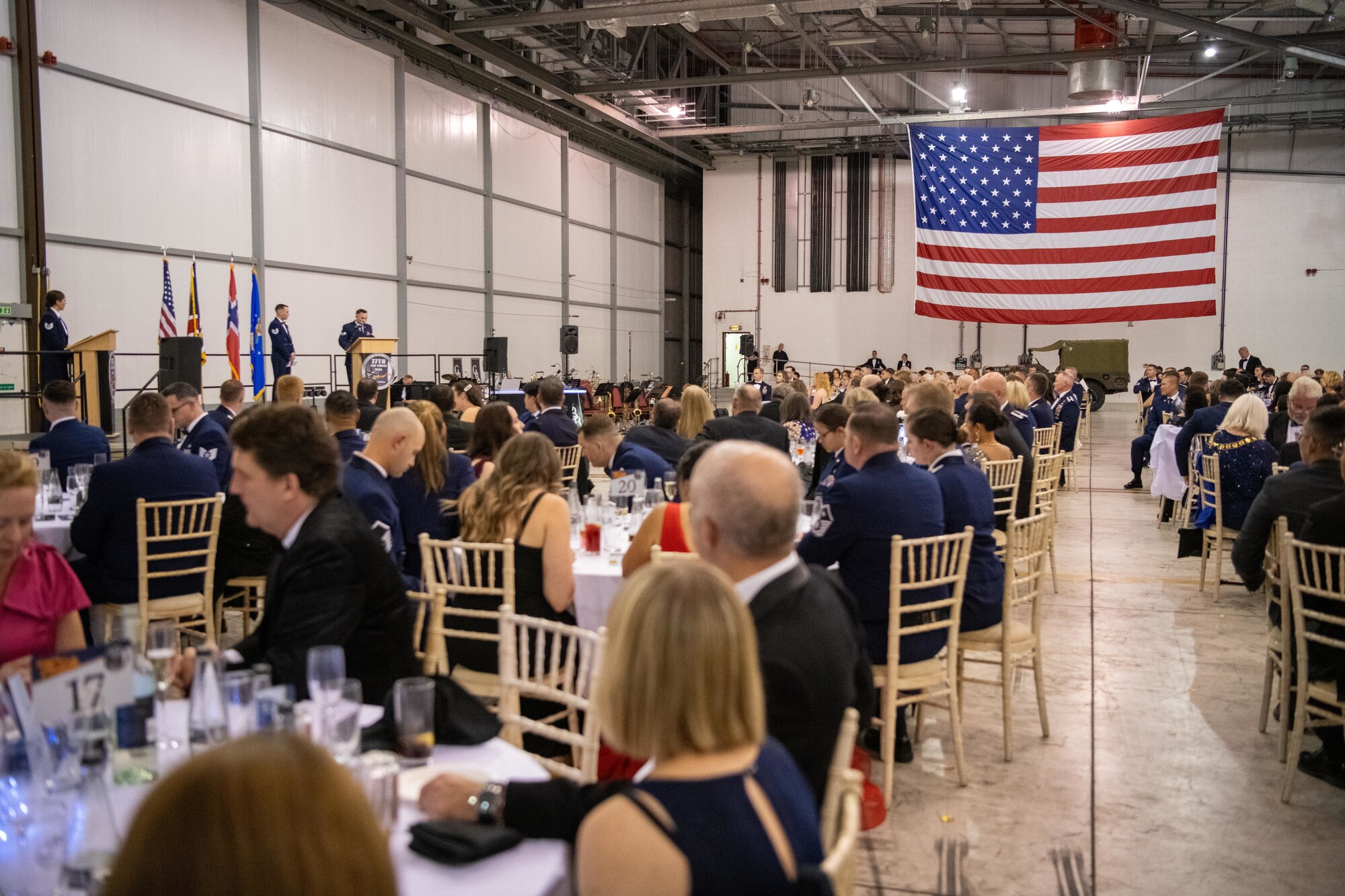 Airman gives remarks