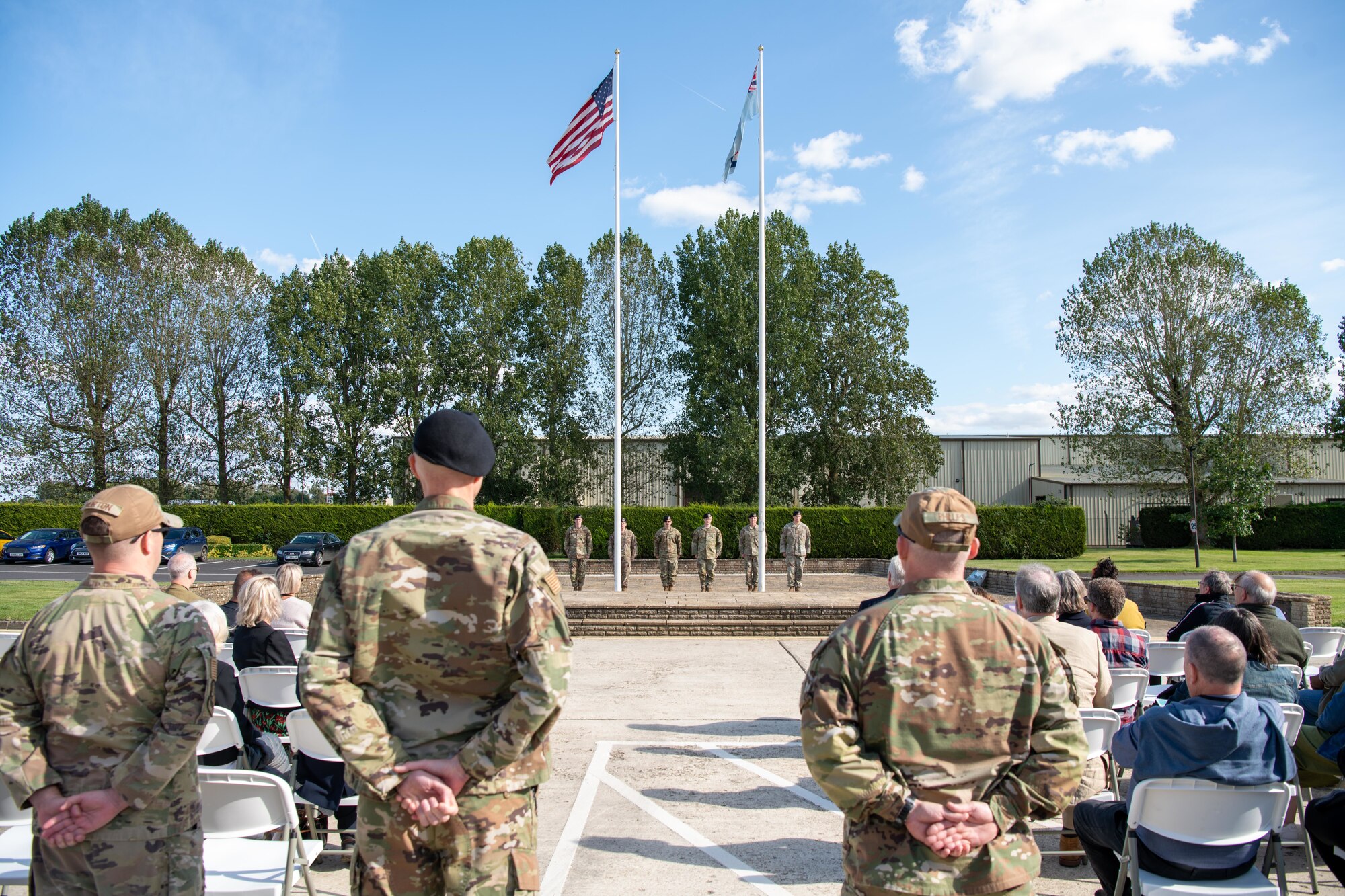 Pathfinders prepare for a retreat ceremony