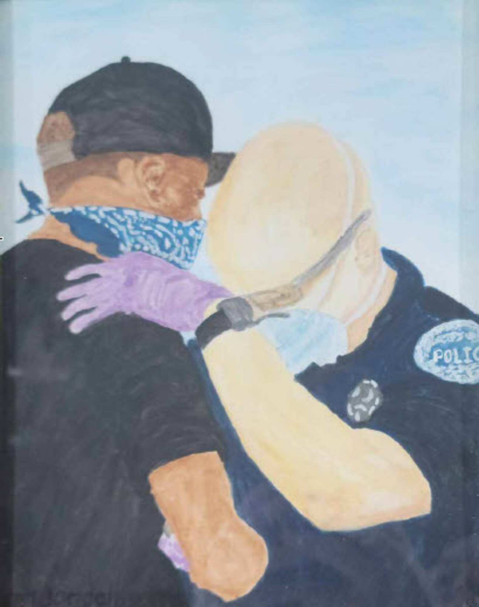 Artwork submitted by Marty Woodall for the Air University Art of Service art show at Maxwell Air Force Base, Alabama Sept. 9 - Nov. 14, 2024. (Courtesy artwork by Marty Woodall)