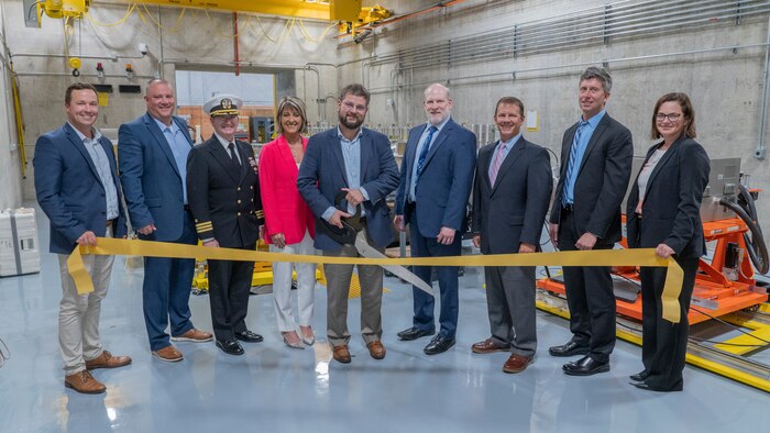 NSWC Crane holds ribbon cutting ceremony for new radiation-hardened microelectronics testing capability