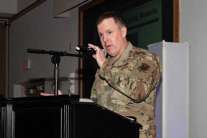 Man delivering a speech