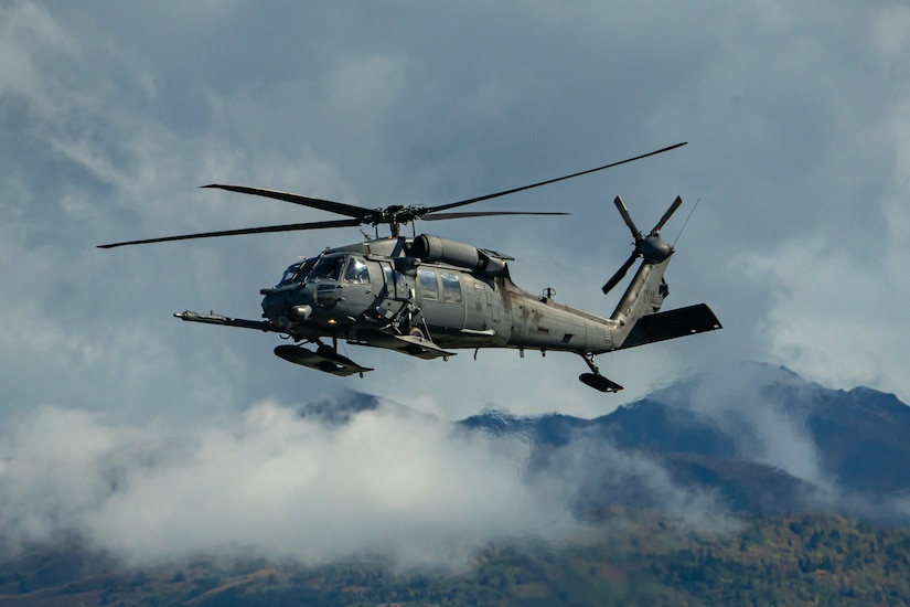 Alaska Air National 210th Rescue Squadron Guardsmen train in HH-60G Pave Hawk operations Sept. 6, 2024, at Joint Base Elmendorf-Richardson, Alaska. The HH-60 is the Department of Defense's only dedicated rotary-wing combat search and rescue platform.