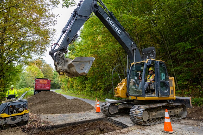 The road rehabilitation project is one of the first partnership opportunities for the U.S. Army Corps of Engineers Pittsburgh District to provide services to the Allegheny National Forest. The project includes repaving roughly 14 miles of scenic roadway near the Kinzua Dam and the Allegheny Reservoir. Funding for the project came from the Great American Outdoors Act of 2020. The act established a new funding stream to address infrastructure and facility maintenance for federal land-management agencies, including the U.S. Forest Service.
