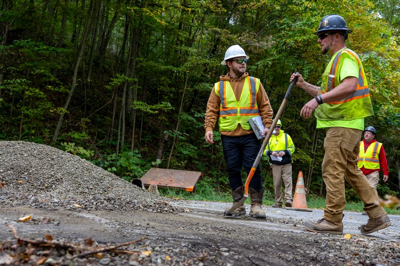 The road rehabilitation project is one of the first partnership opportunities for the U.S. Army Corps of Engineers Pittsburgh District to provide services to the Allegheny National Forest. The project includes repaving roughly 14 miles of scenic roadway near the Kinzua Dam and the Allegheny Reservoir. Funding for the project came from the Great American Outdoors Act of 2020. The act established a new funding stream to address infrastructure and facility maintenance for federal land-management agencies, including the U.S. Forest Service.