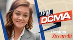 A person's photo with the My DCMA logo on it.