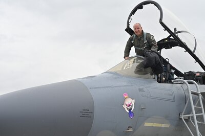 Air National Guard Acting Director Returns to Fly Eagle