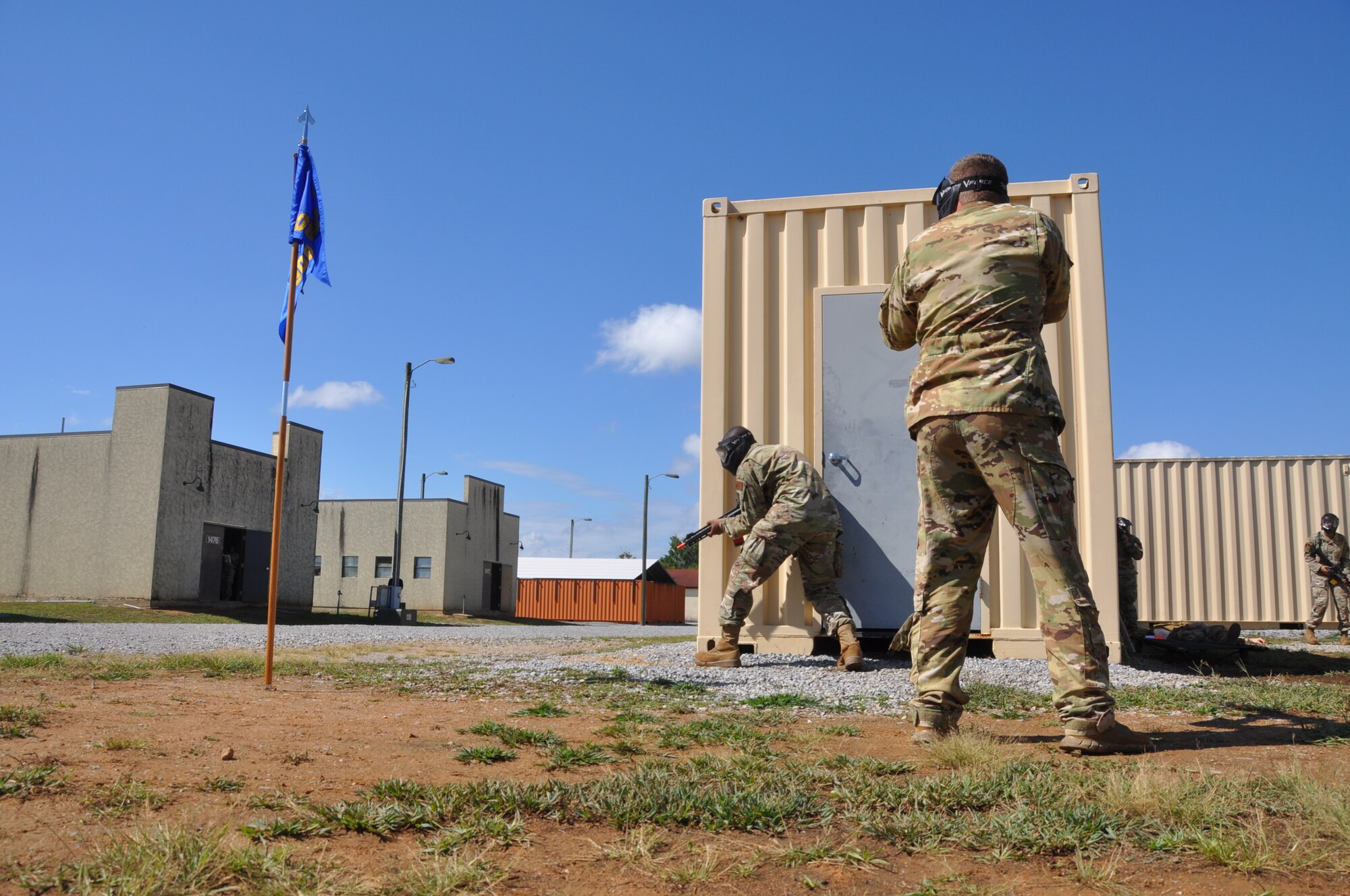 people participate in an exercise