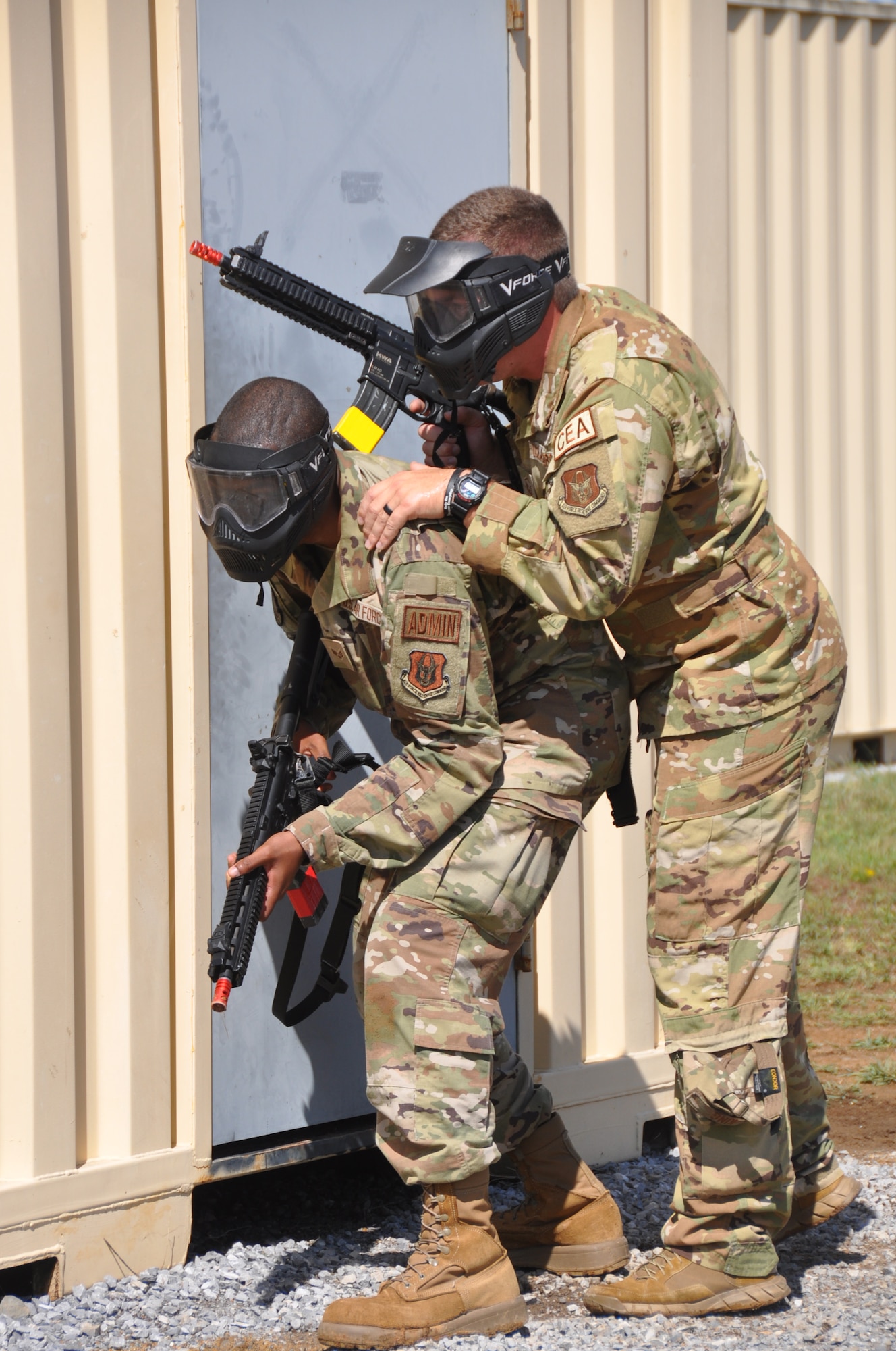 people participate in an exercise