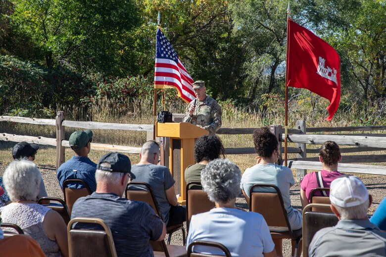 A photo from the Lisa M. Durham Memorial Trail Dedication.