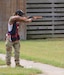 Staff Sgt. Rachel Tozier, a 2024 Paris Olympian and U.S. Army Soldier from Pattonsburg, Missouri, demonstrates her expert trap shooting skills at the Brunner Skeet and Trap Range on Ft. Leavenworth. Tozier, currently on her hometown tour, is sharing her Olympic journey and Army experiences with Future Soldiers and the local community.