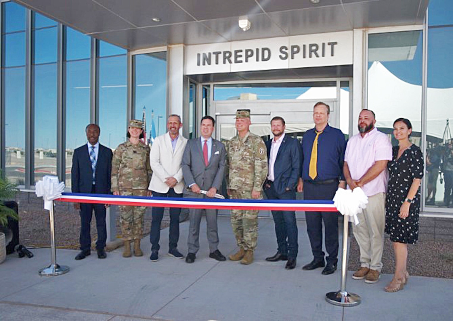 The ribbon-cutting ceremony image