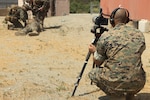 U.S. Marine Corps Staff Sgt. Jorge Rosales, a communication strategy and operations chief with Marine Corps Combat Service Support Schools, and a native of Winters, California, films an instructional media production at Camp Pendleton, California, July 24, 2024.