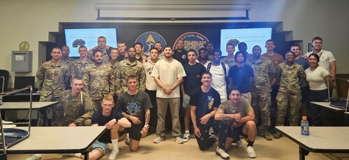 Students pose for a photo