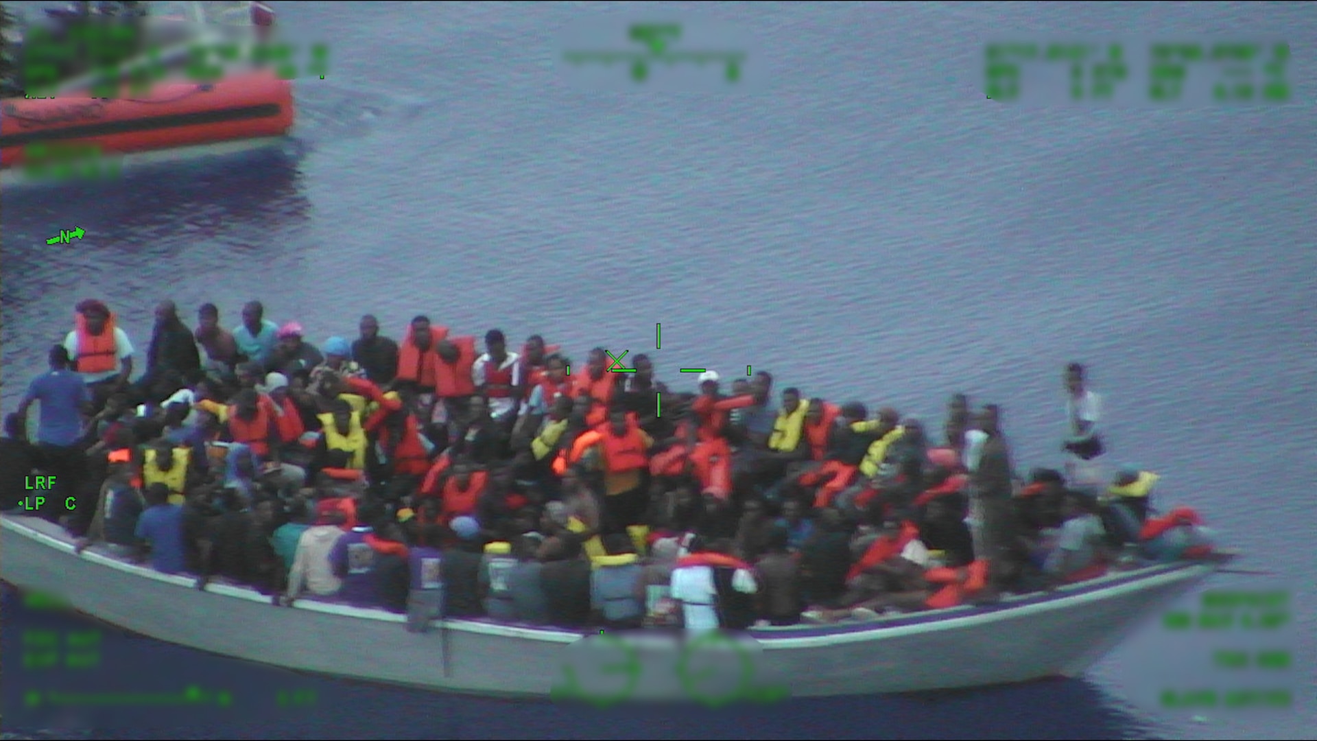 Law enforcement small boat crews from Coast Guard Cutter William Trump intercept a migrant vessel 60 miles south of Turks and Caicos Islands, Sept. 22, 2024. The migrants were repatriated to Cap-Haitien, Haiti, Sept. 27, 2024 following the interdiction. (U.S. Coast Guard photo)