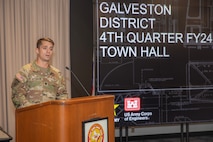 SWG Deputy Commander, Lt. Col. Darryl W. Kothmann presided over the meeting and spoke of 4th Qtr. operations, observances, and notable events.