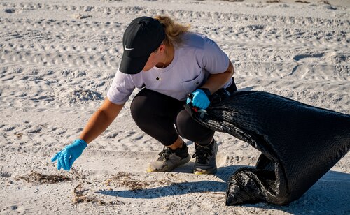Beach clean up
