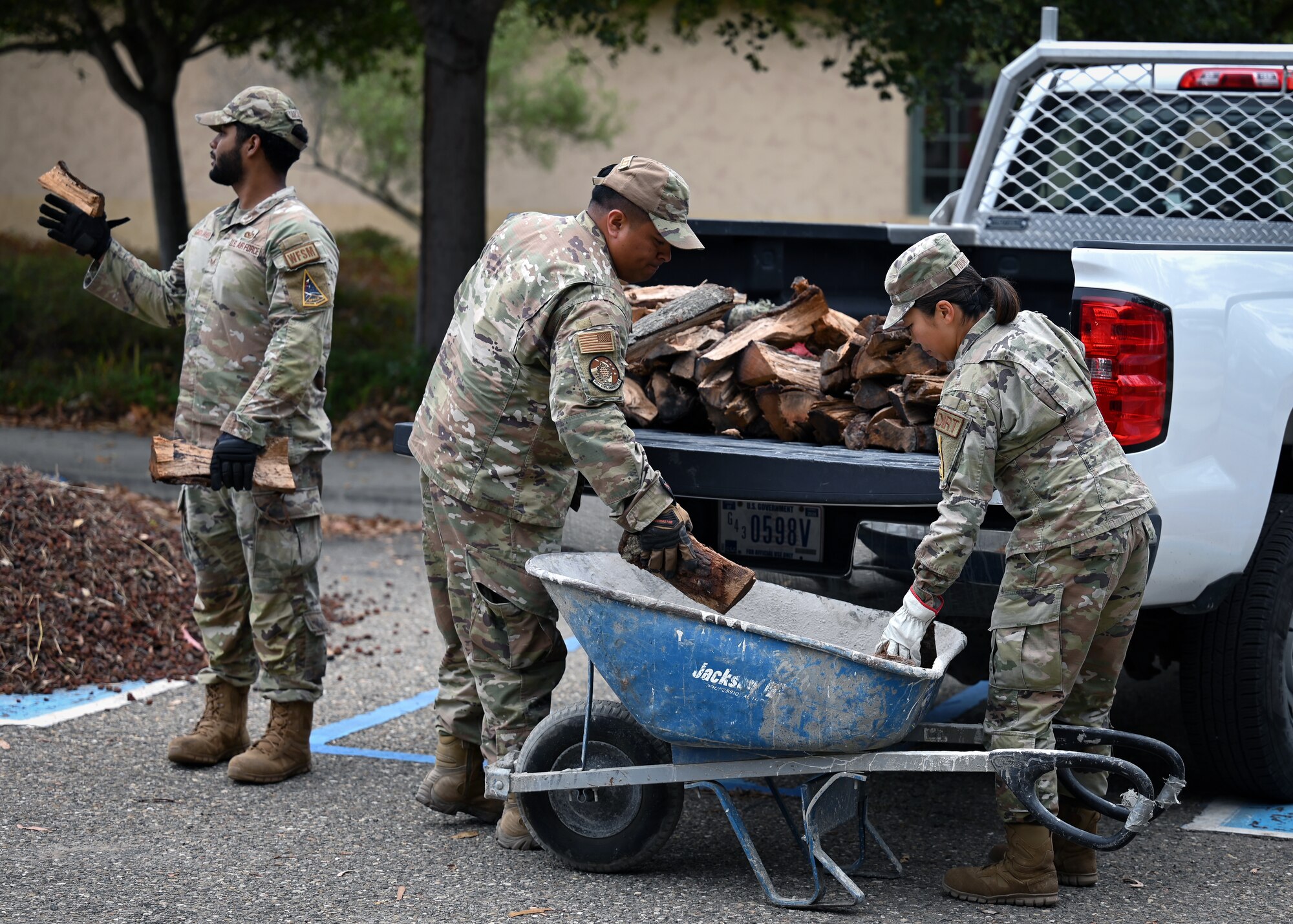 Volunteers help cleanup public land.