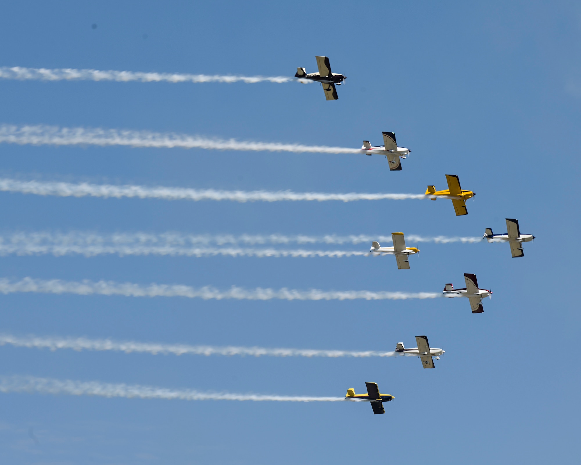Full Throttle Formation Team flies in formation.