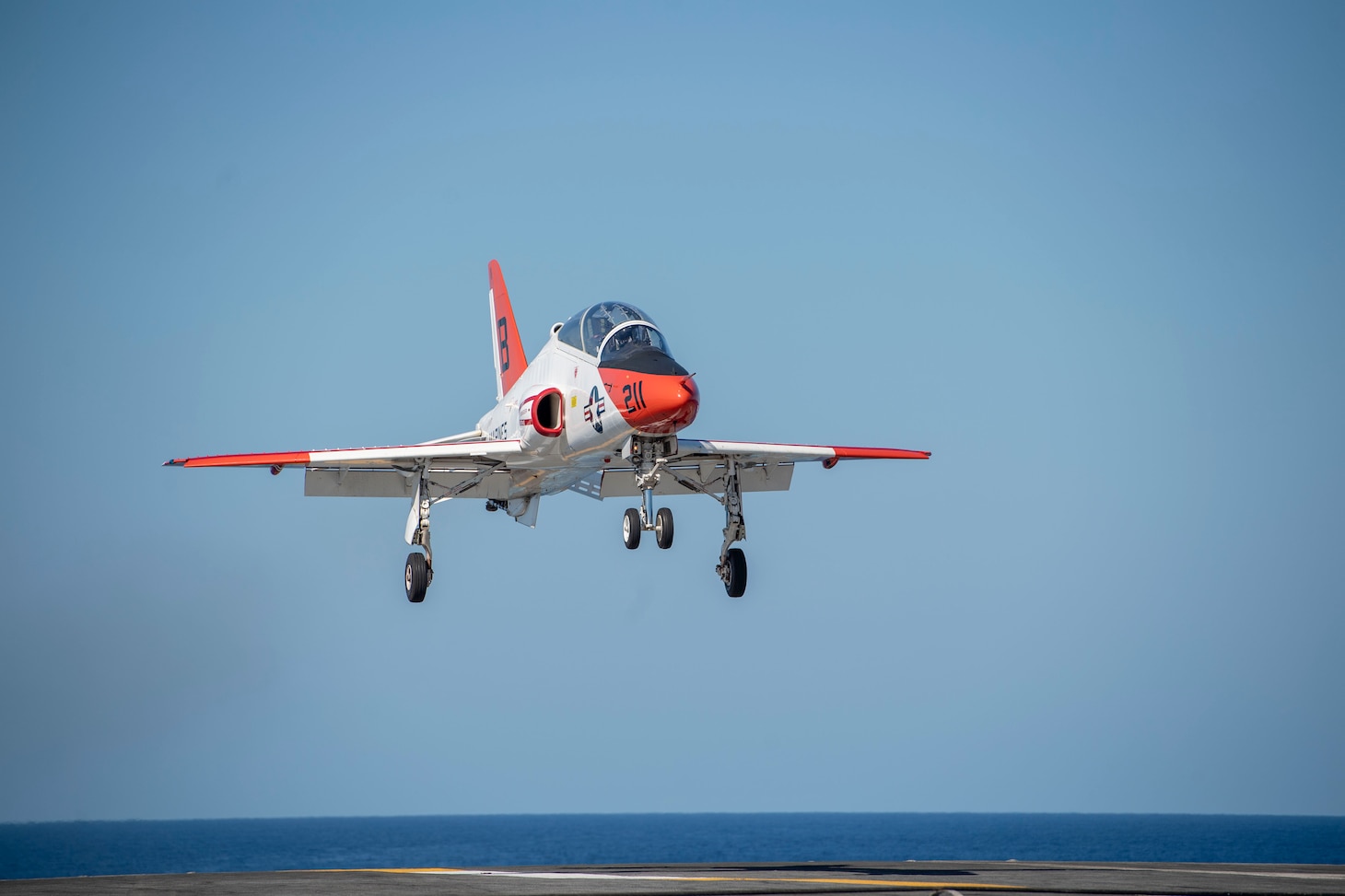 Student naval aviators conduct carrier qualifications aboard USS Dwight D. Eisenhower (CVN 69).