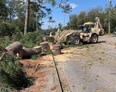 U.S. Army Soldiers assigned to the 1221st Engineer Company, 122nd Engineer Battalion, South Carolina Army National Guard, cleared roads in North Augusta Sept. 28, 2024, following Hurricane Helene. Despite power outages, blocked roads, downed power lines, and widespread damage, the South Carolina National Guard is actively engaged in assisting South Carolinians across the state.