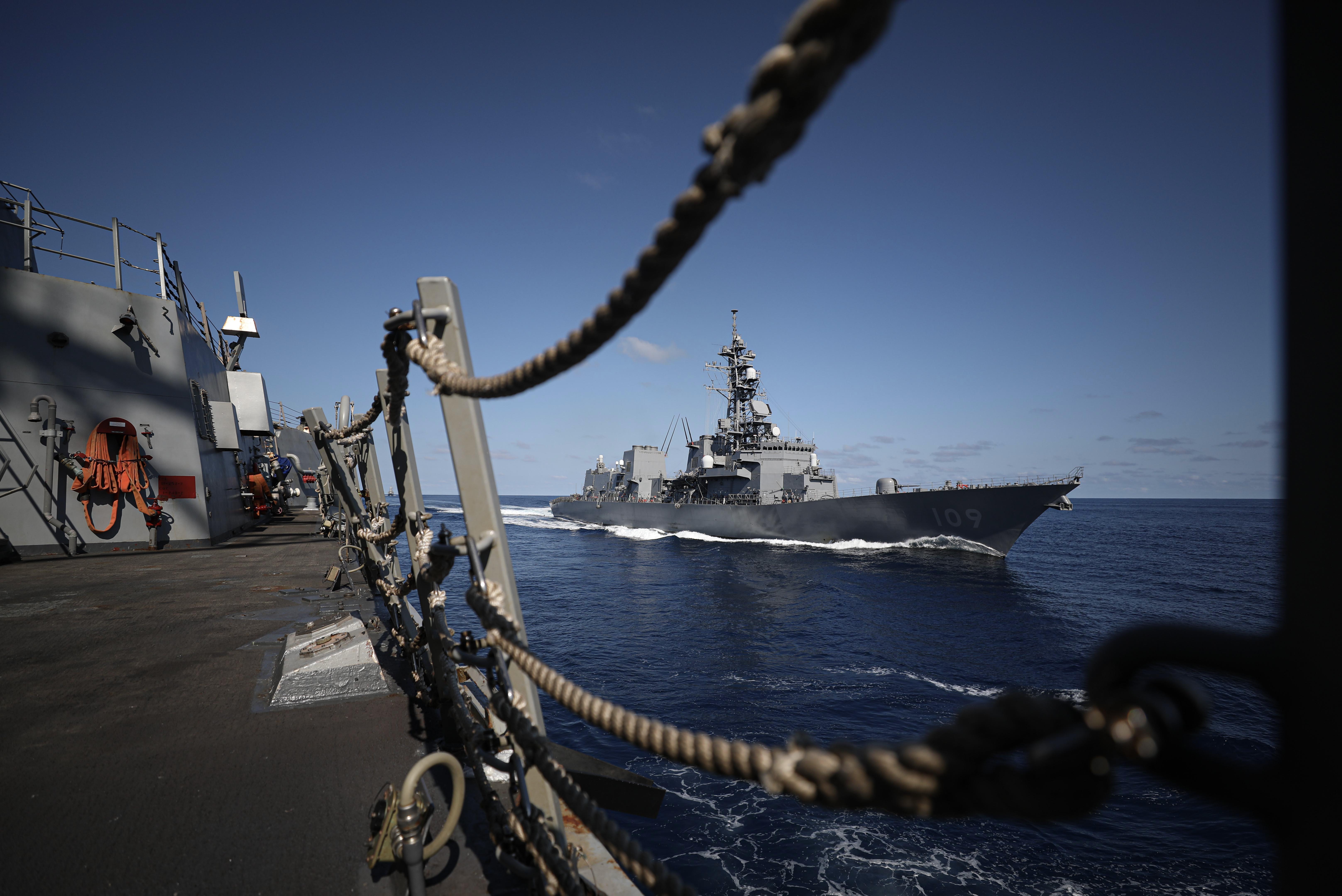 US, Australia, and Japan naval forces conduct multilateral exercise ...