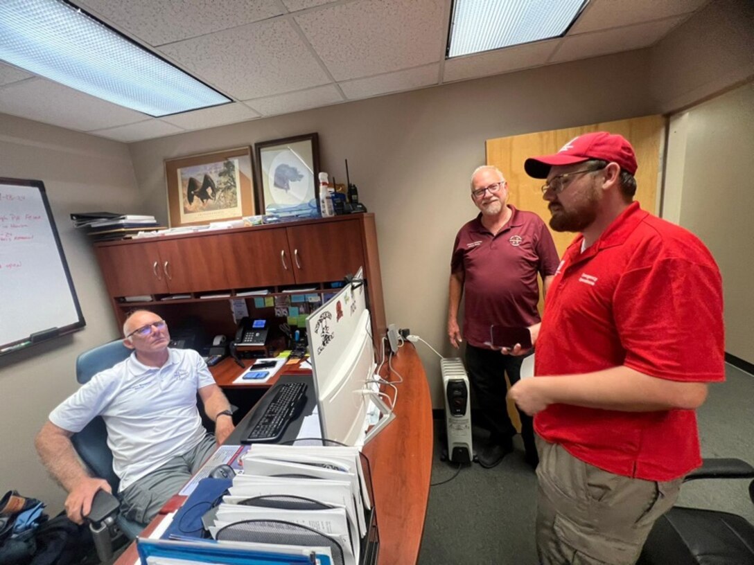 USACE Coordinating with local agencies after Hurricane Helene.