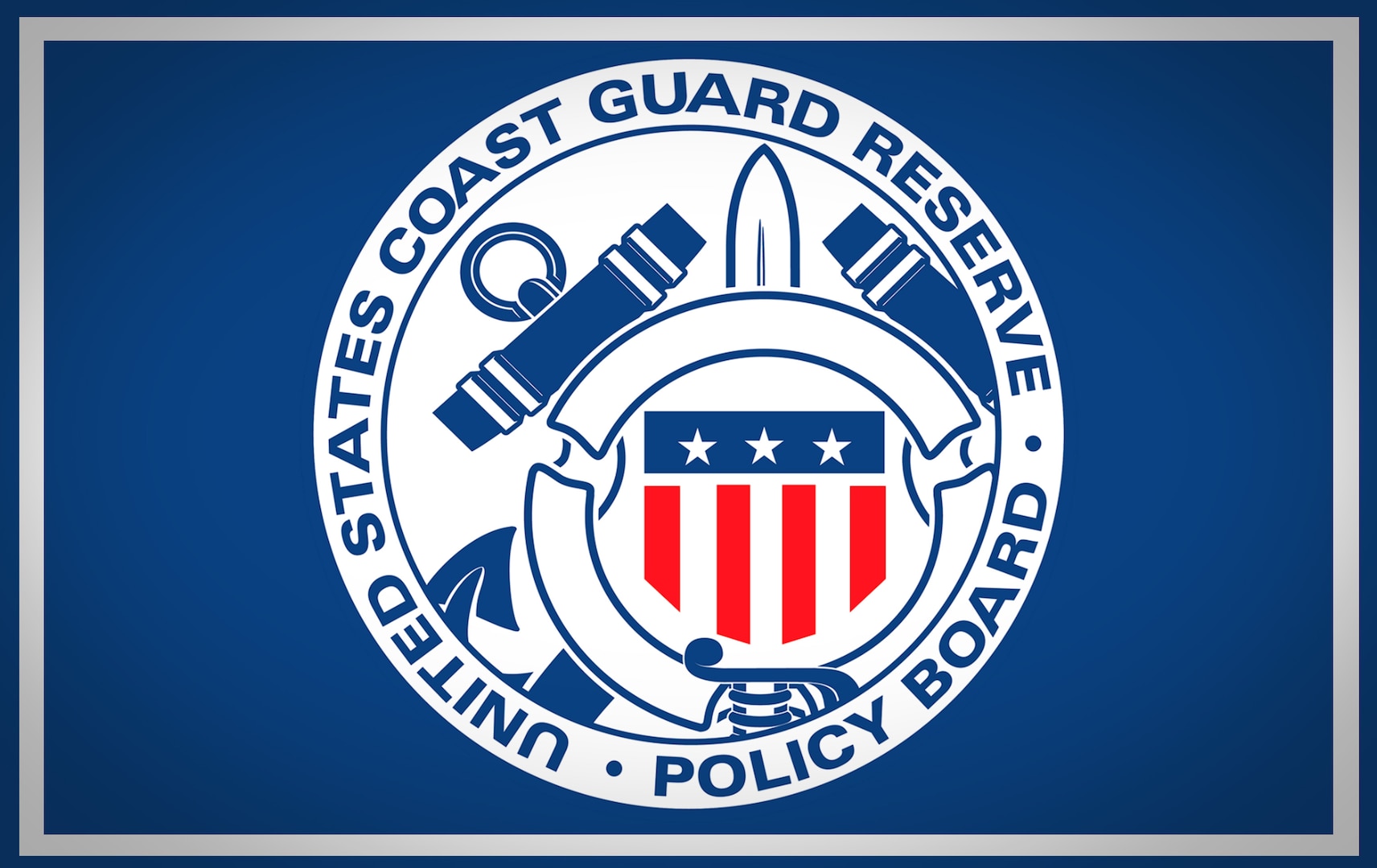 The USCG Reserve Policy board logo