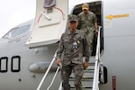 ATSUGI, Japan (Sept. 27, 2024) Rear Adm. Kang Jeong-ho, commander, Republic of Korea Navy Submarine Force Command, and Rear Adm. Chris Cavanaugh, commander, Submarine Group (CSG) 7, visit a P-8A Poseidon assigned to maritime patrol (VP) squadron 10 at Naval Air Facility Atsugi, Sept. 27, 2024, during the Submarine Warfare Committee Meeting (SWCM). SWCM complements the many combined port visits, exercises, training, operations, and other military cooperation activities by the U.S. and ROK submarine commands. CSG-7 directs forward-deployed combat-capable forces across the full spectrum of undersea warfare throughout the Western Pacific, Indian Ocean and Arabian Sea. (U.S. Navy photo by Mass Communication Specialist Seaman Andrew McPeek)