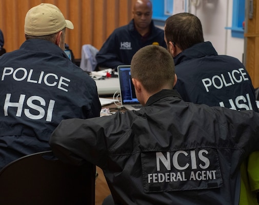 NCIS special agent works alongside HSI agents during drug trafficking operation.