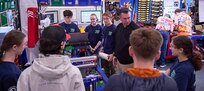 NUWC Division Newport employees support FIRST Robotics Competition at University of Rhode Island