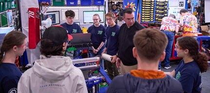 NUWC Division Newport employees support FIRST Robotics Competition at University of Rhode Island
