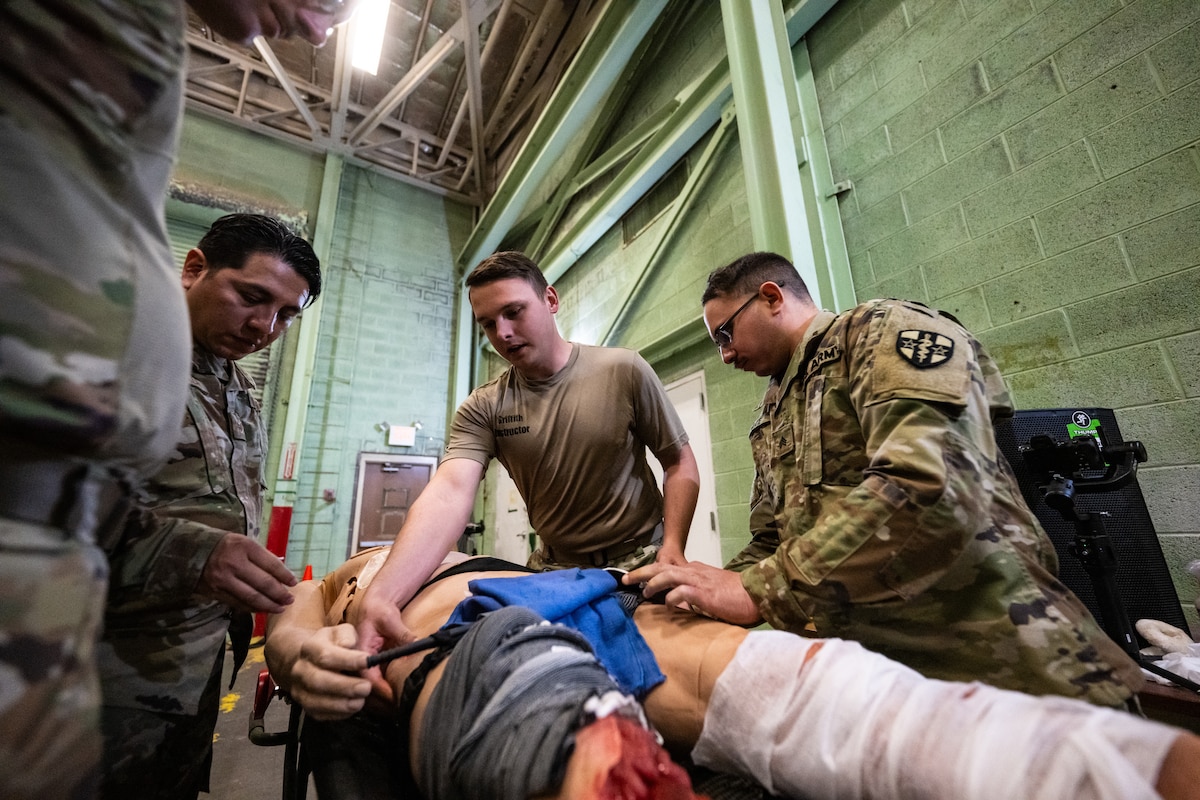 Airmen during an exercise