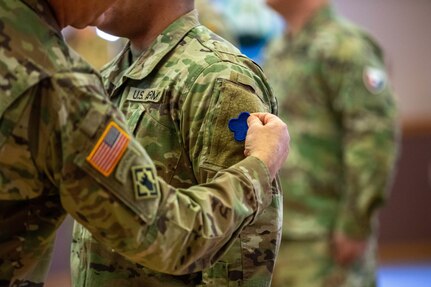 88th Readiness Division welcomes Fort McCoy Garrison into command through patching ceremony