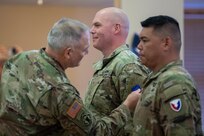 88th Readiness Division welcomes Fort McCoy Garrison into command through patching ceremony