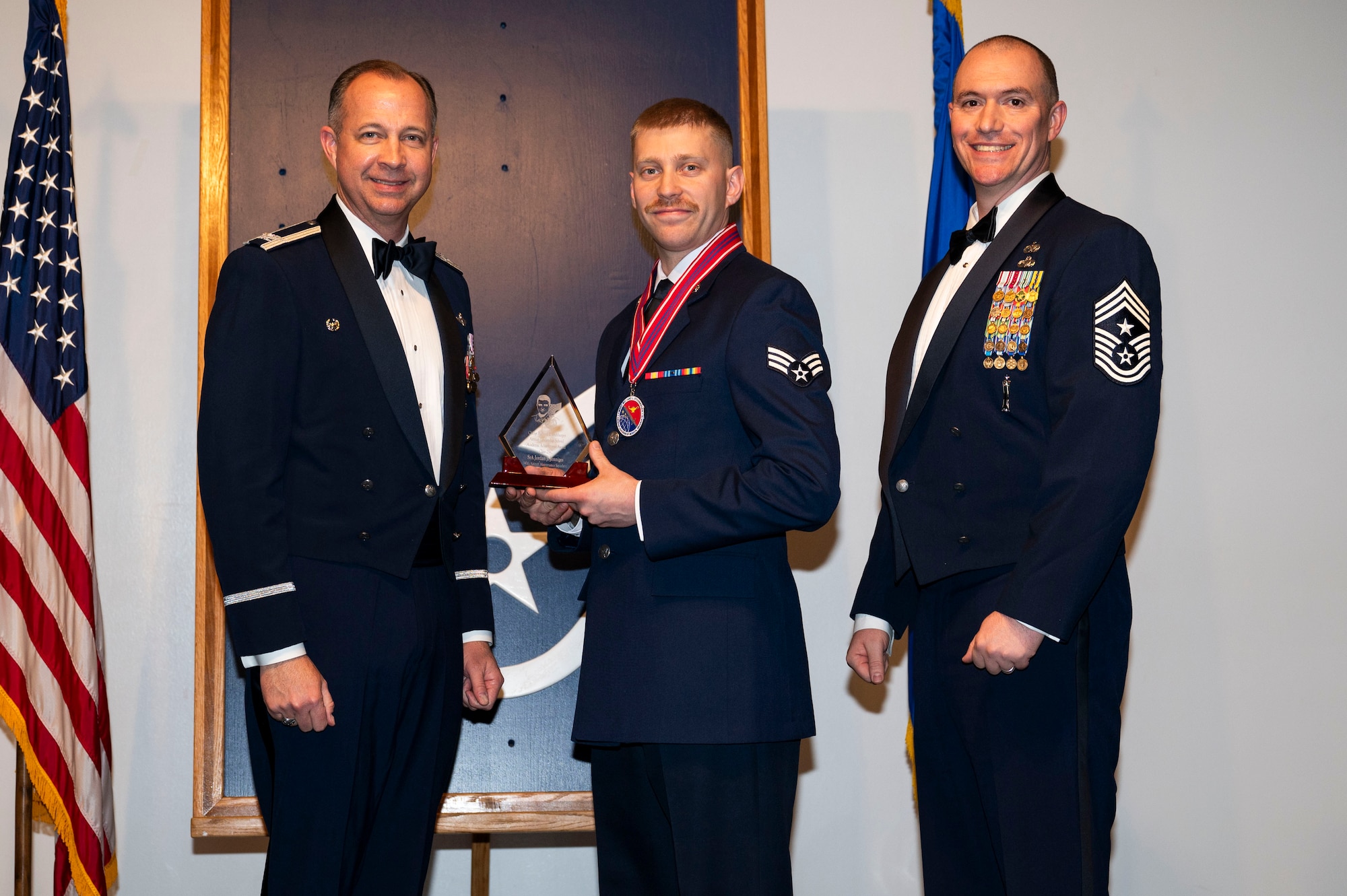 ALS class 25-C students celebrate graduation at Grand Forks AFB