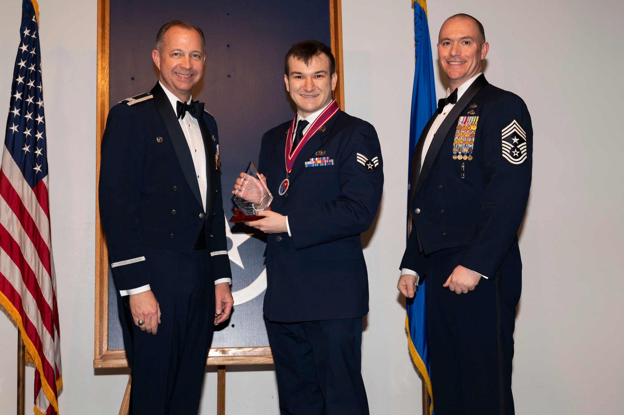 ALS class 25-C students celebrate graduation at Grand Forks AFB