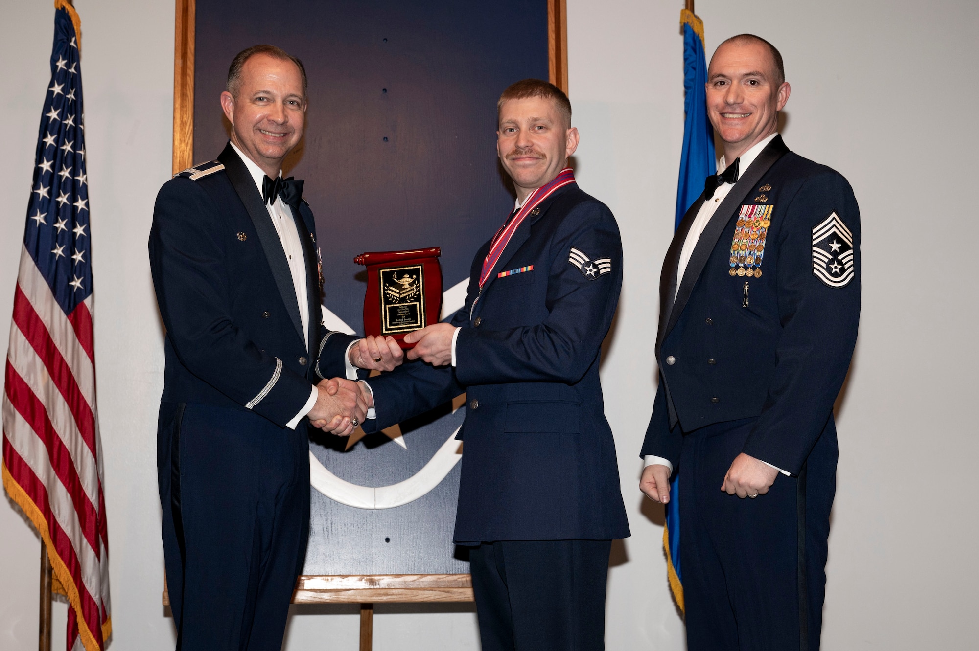 ALS class 25-C students celebrate graduation at Grand Forks AFB