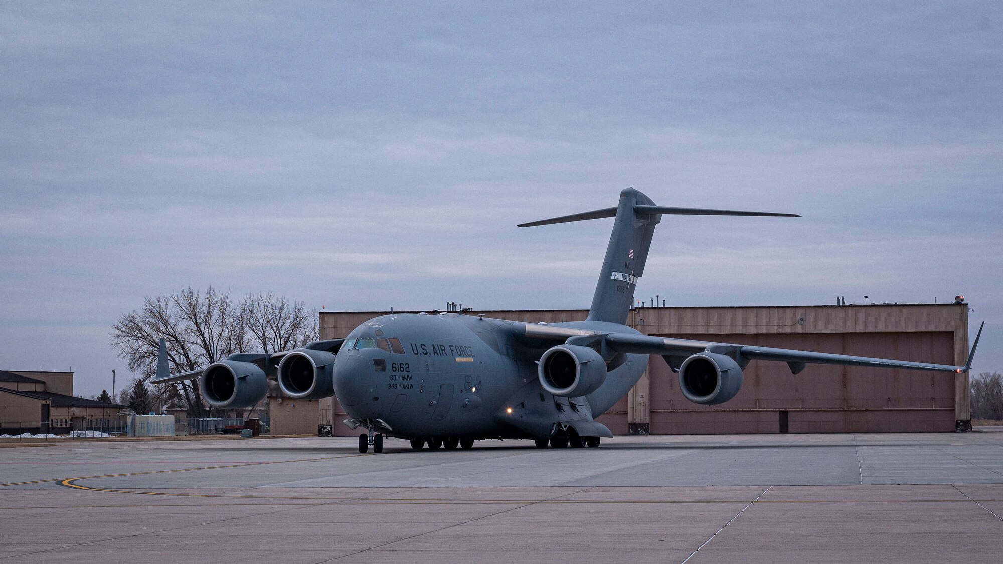 C-17 Globemaster delivers B-1B Lancer maintenance equipment following BTF 25-1