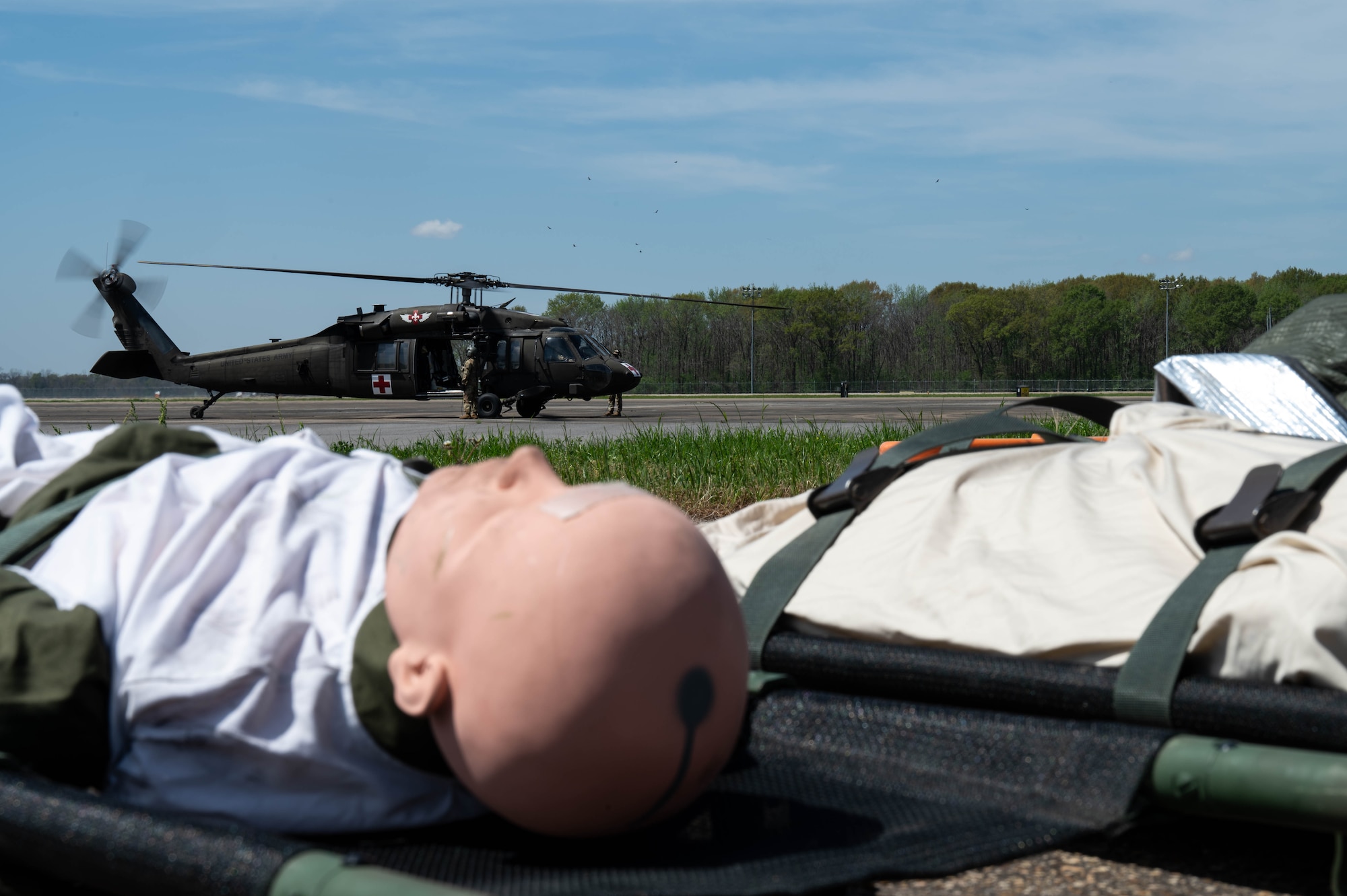 U.S. Airmen take part in military exercise