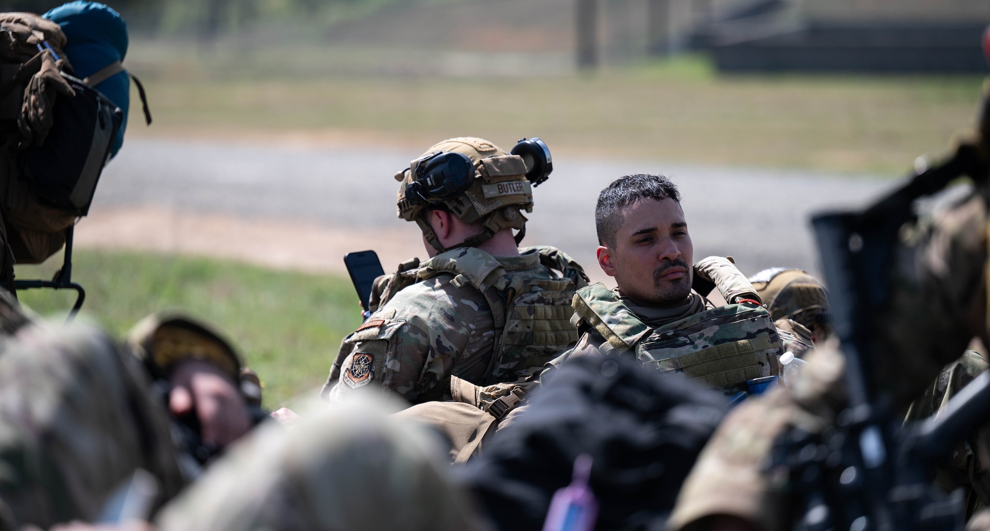 U.S. Airmen take part in military exercise