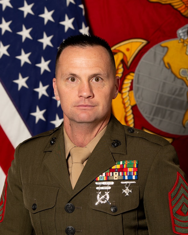 1stSgt Johnathan Huckaba, MARDET FLW Motor Transport Instruction Company First Sergeant