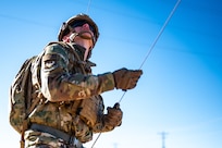 Airmen during an exercise