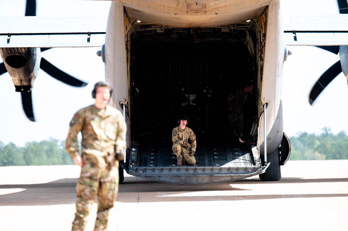 U.S. Airmen take part in military exercise