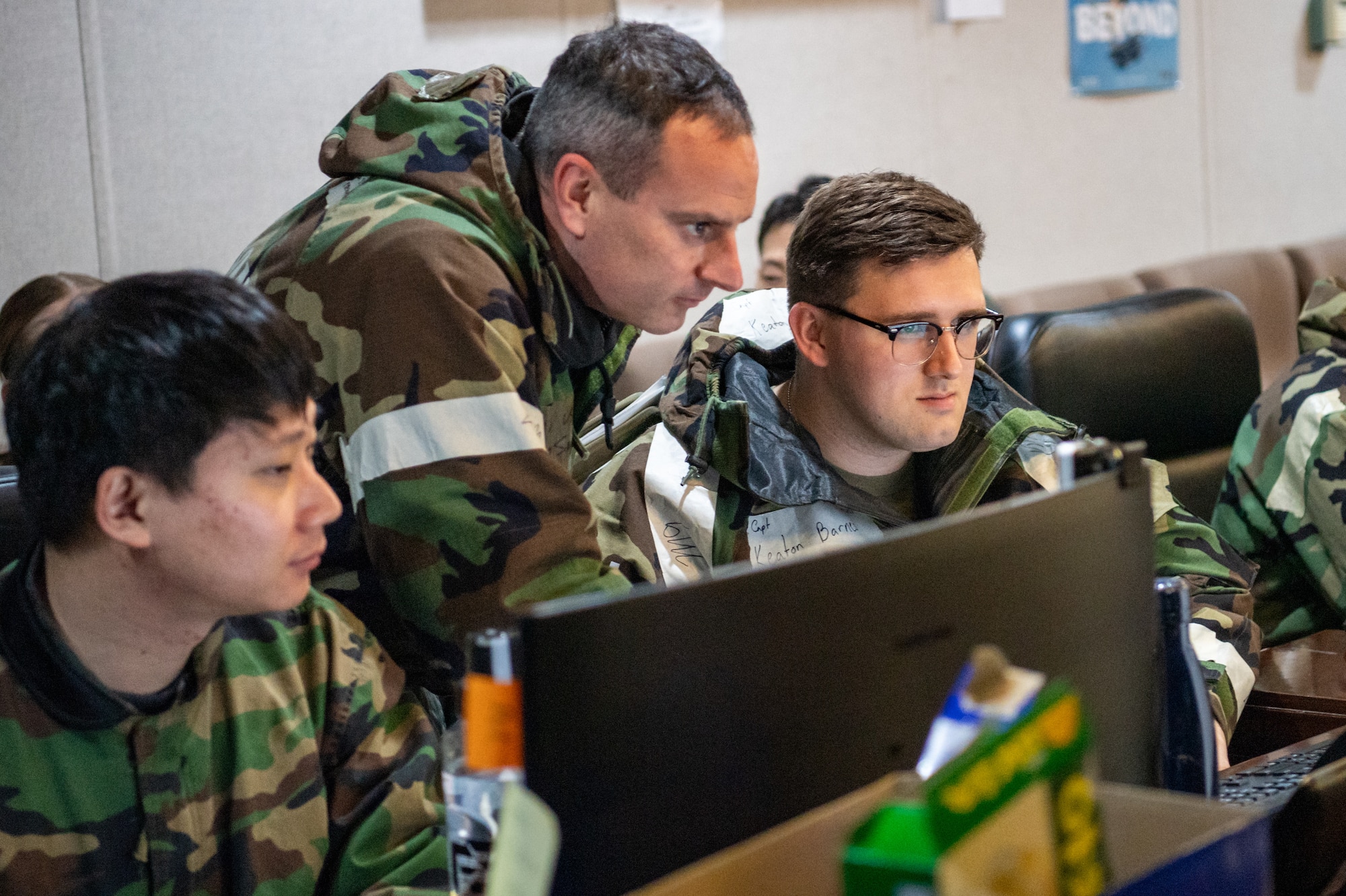 U.S. and Republic of Korea air component combined staff conduct operations during Freedom Shield 25