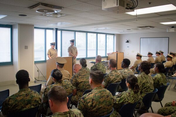The Marine Corps Air Station Cherry Point community gathered Tuesday, April 1, 2025 to celebrate the 132nd birthday of the Chief Petty Officer’s Birthday.



The celebration took place aboard Naval Health Clinic Cherry Point and included a cake cutting ceremony as well as the recitation of the Chief Petty Officer’s Creed.