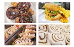 A selection of dishes prepared by the two winners of the 2024 Forrest O. Rednour Memorial Award for Culinary Specialist (CS) of the Year, Senior Chief Petty Officer Brian Black and Petty Officer 2nd Class Courtney Dute.