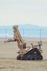 Multi-mission robotic system has armed extended