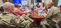 group of people discussing things